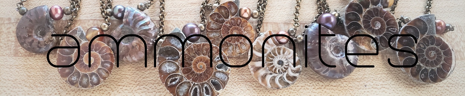 ammonite necklaces