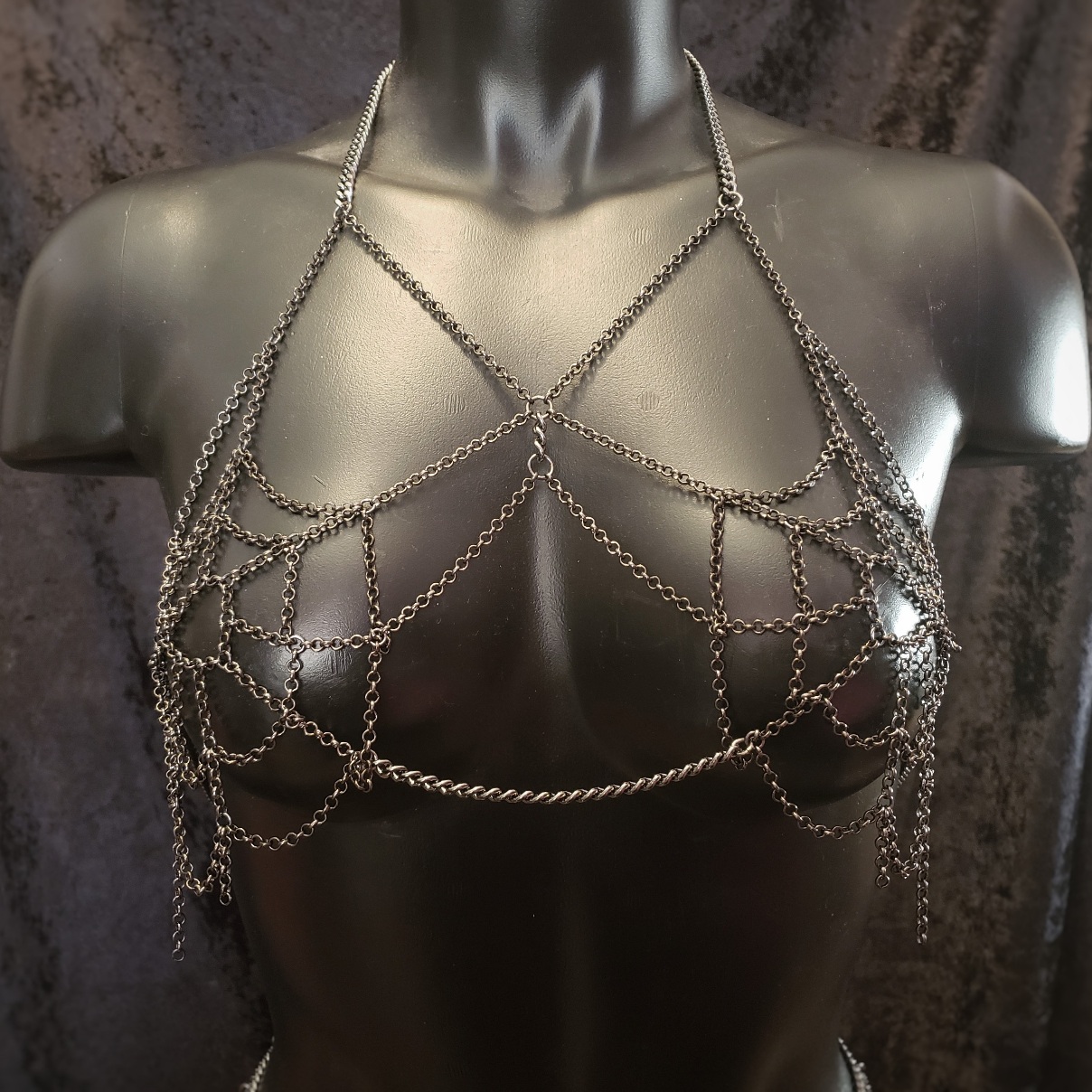 spiderweb belt loop chain – heysomeday handmade jewelry