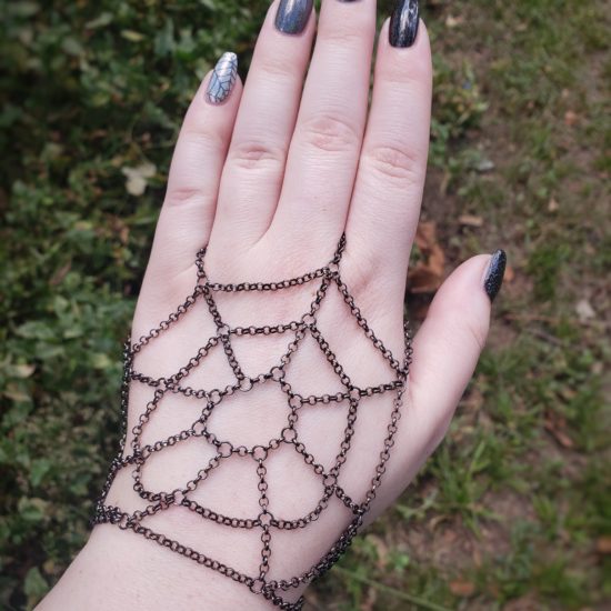 spiderweb hand chain