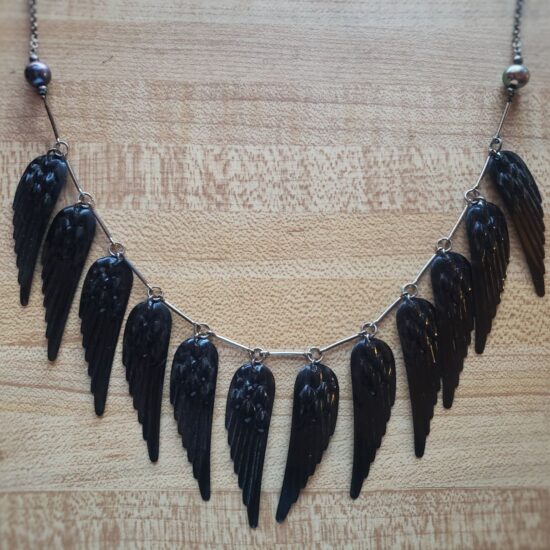 personal collection – vintage 1930s wing sequin necklace