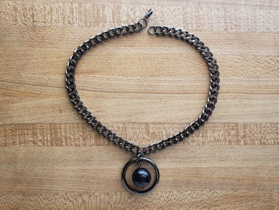 personal collection - o ring choker with amethyst (14.25") - Image 2